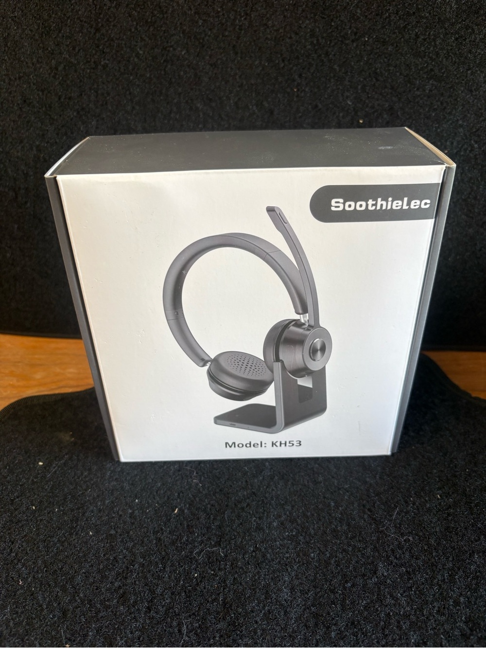🎧 SoothieLec KH53 Wireless Bluetooth Headset w/ Charging Stand NEW